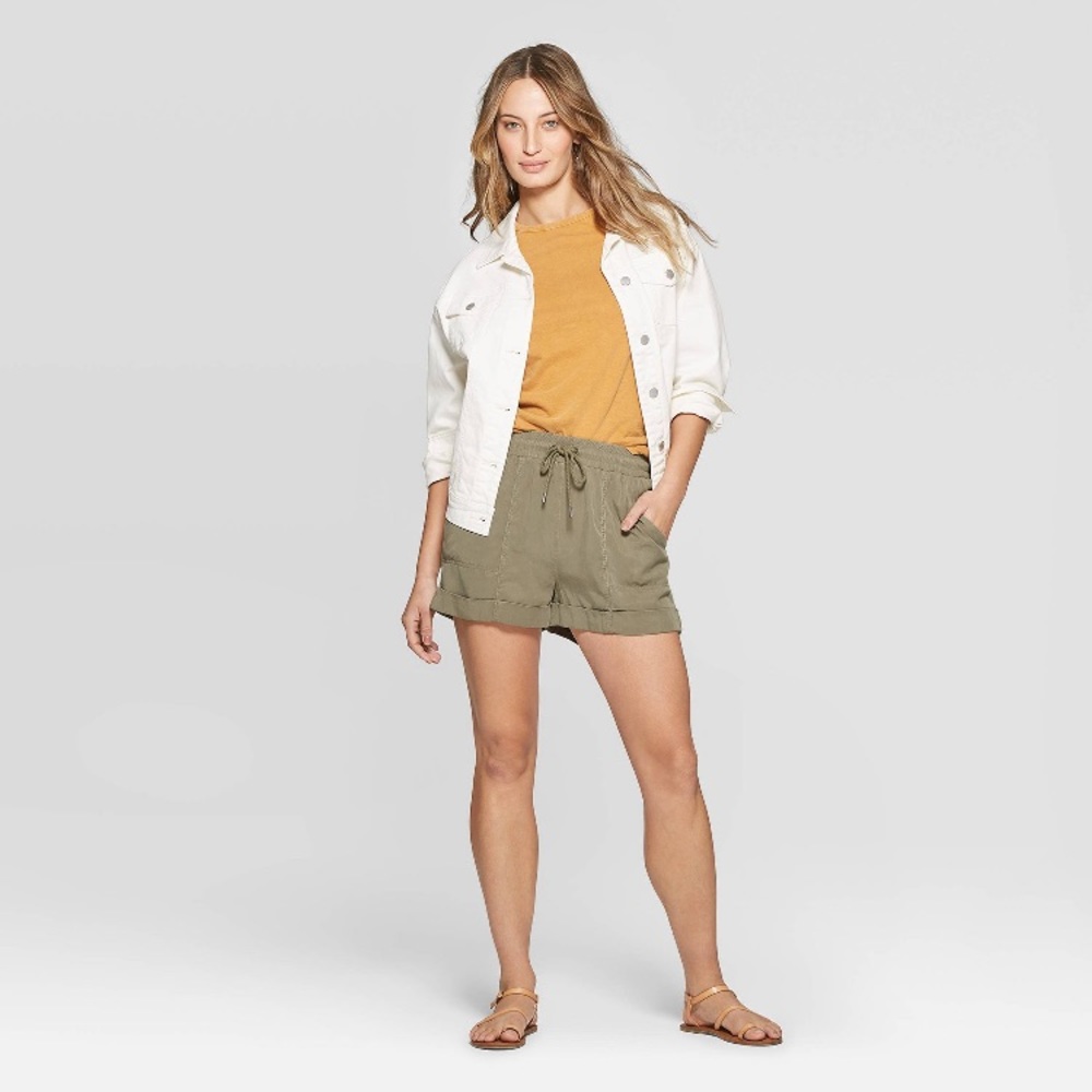 Olive shorts